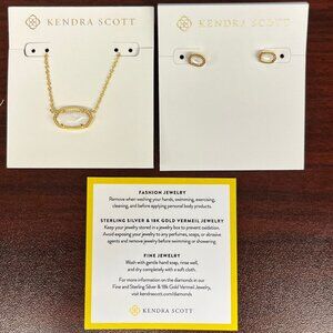 Kendra Scott Elisa Set - Necklane and Earrings